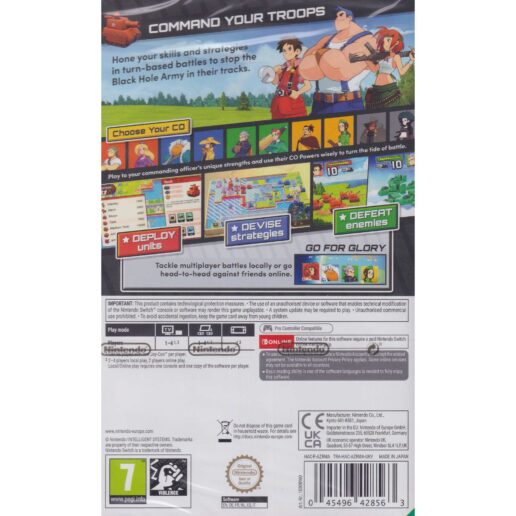 Advance Wars 1+2 Reboot Camp Nintendo Switch