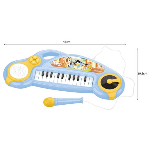 Bluey electronic keyboard with lights