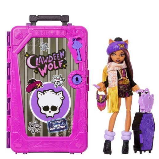 Monster High Skulltimate Secrets Clawdeen Wolf doll and wardrobe