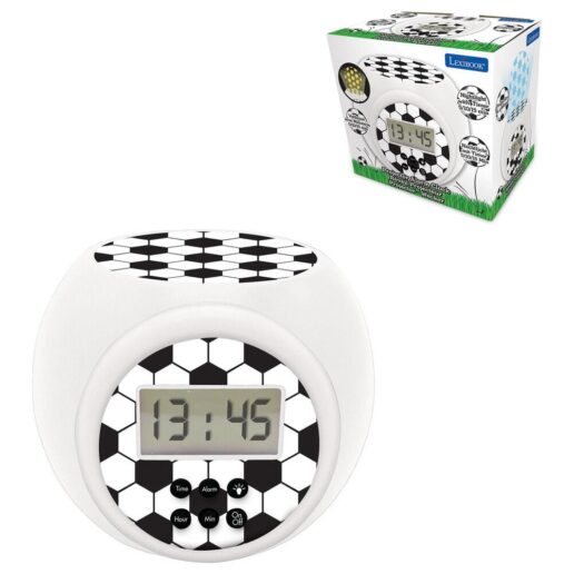 Soccer projector alarm clock