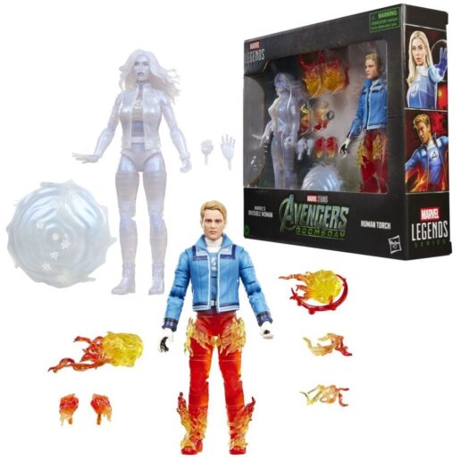 Marvel Legends Series Avengers Doomsday Invisible Woman & Human Torch pack 2 figures 15cm