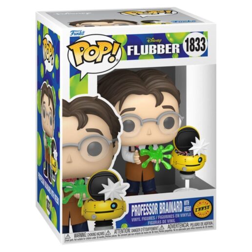 POP figure Disney Flubber Professor Brainard with Weebo Chase