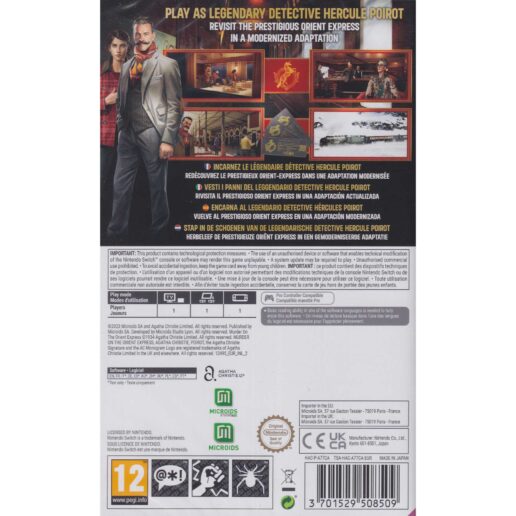 Agatha Christie Murder on the Orient Express Nintendo Switch