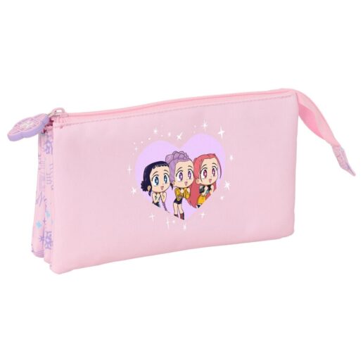 Kpop Demon Hunters Chibi triple pencil case