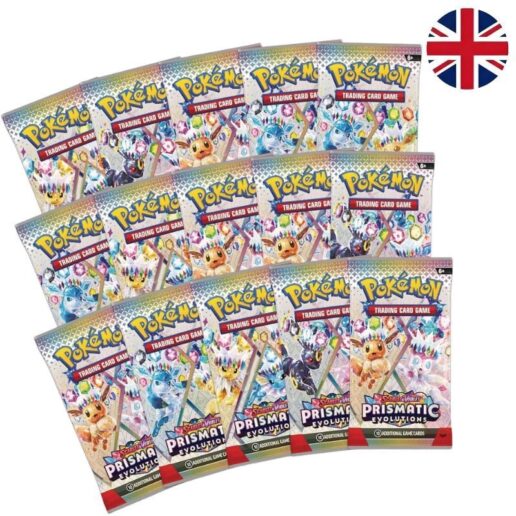 English Pokemon Prismatic Evolutions card game box