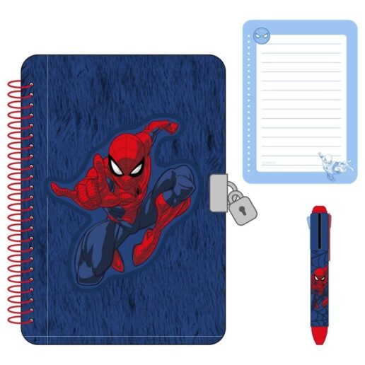 Marvel Spiderman Diary + 4-colour pen