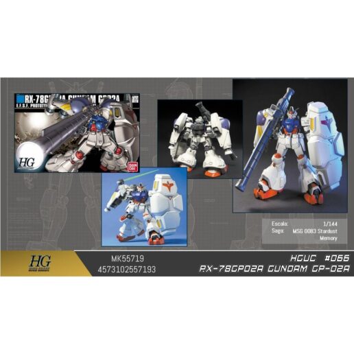 Gundam 0083 Stardust Memory RX-78GP02A Gundam Physalis Mobile Suit Model Kit HGUC 1/144