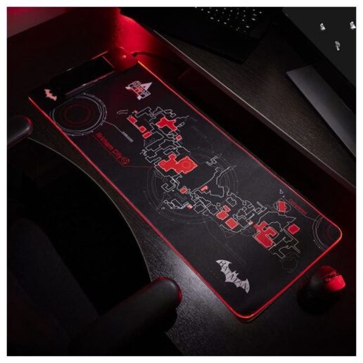 DC Comics Batman Arkham Wireless Charging gaming desk mat