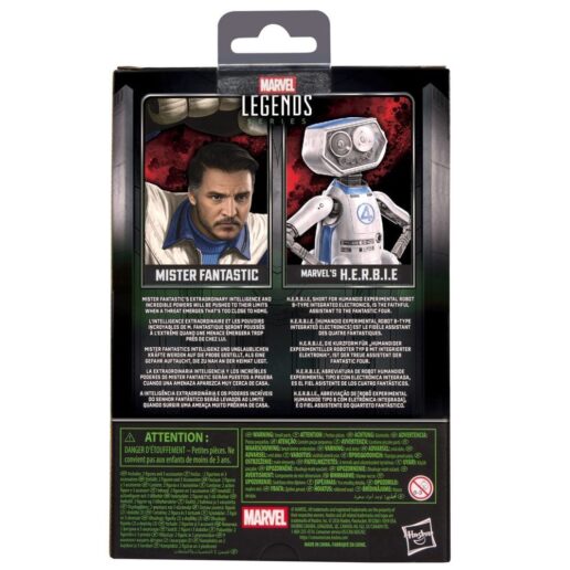 Marvel Legends Series Avengers Doomsday Mister Fantastic and Marvels H.E.R.B.I.E. figure 15cm