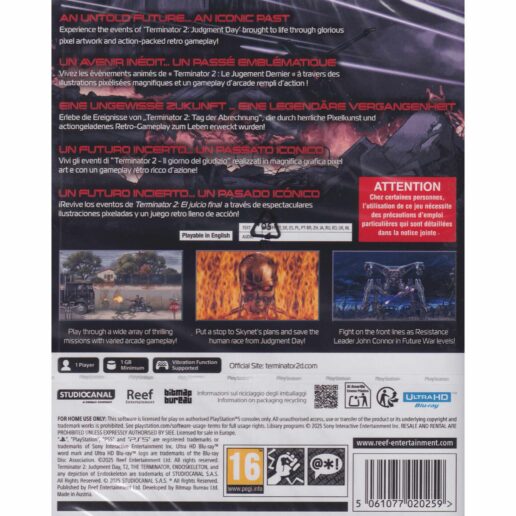 Terminator 2D No Fate Playstation 5 PS5