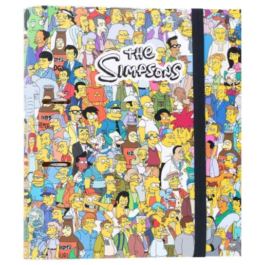 The Simpsons 2 ring binder