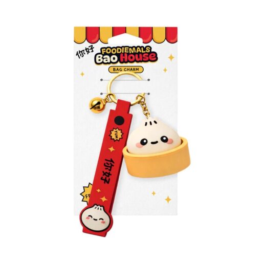 Bao House Bao Bun Foodiemals 3D keychain