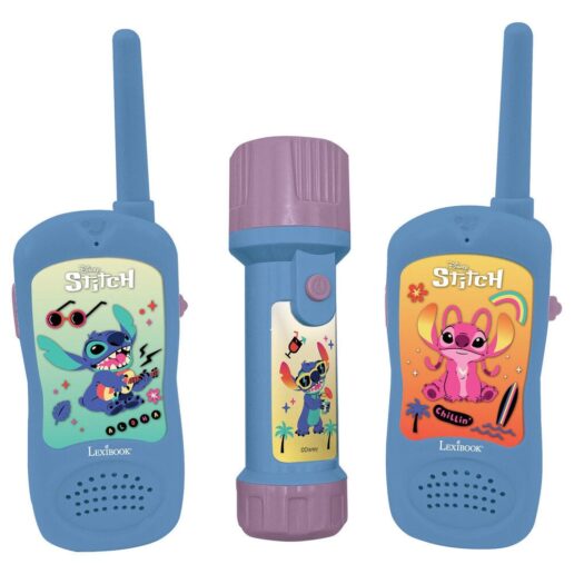 Disney Stitch Adventure set walkie-talkies + flashlight + compass