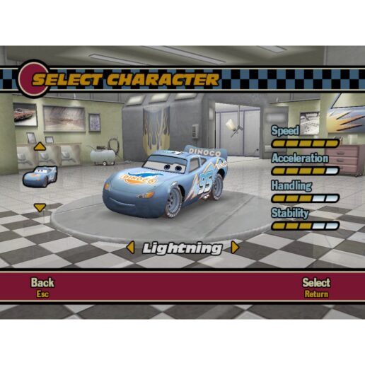 Disney Pixar Cars Nintendo Gamecube Swedish (Utan manual, Begagnad)