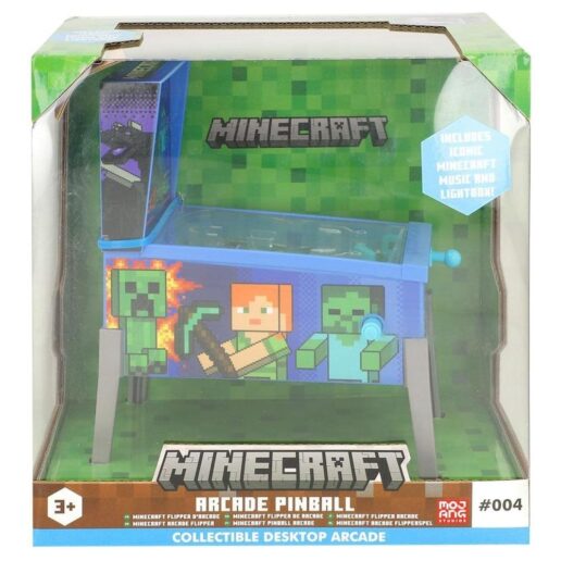 Minecraft Arcade Alex vs Zombie Pinball game