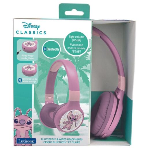 Disney Stitch Angel 2-in-1 folding headphones