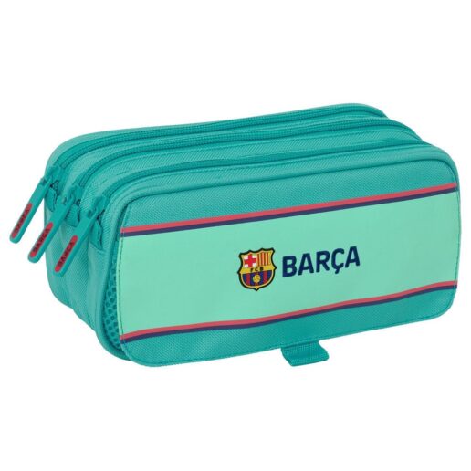 F.C. Barcelona large triple pencil case