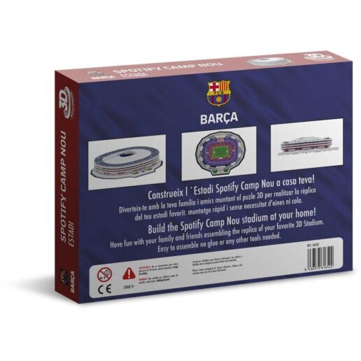 F.C. Barcelona New Spotify Camp Nou 3D Stadium puzzle