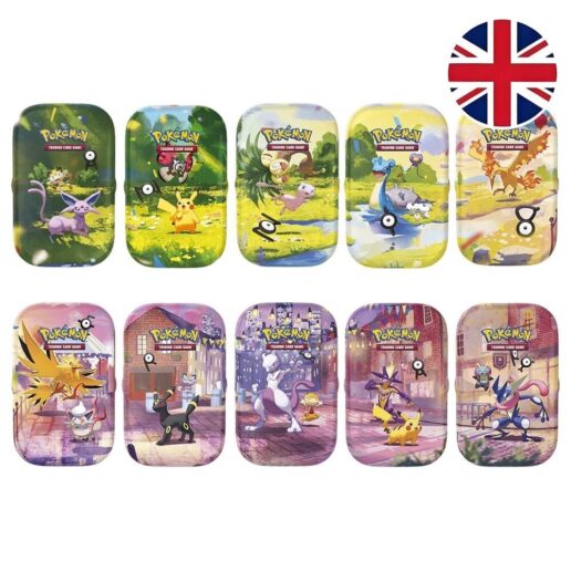 English Pokemon 30 Anniversary assorted Mini Tin Card game
