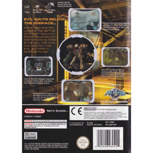 Metroid Prime Nintendo Gamecube (Begagnad)