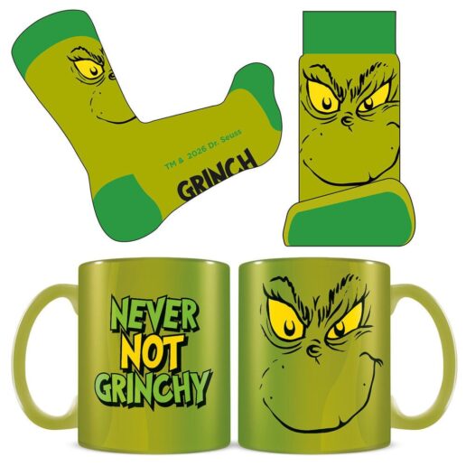The Grinch mug & sock set