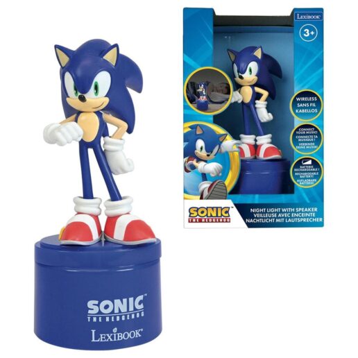 Sonic The Hedgehog Bluetooth speaker with night light