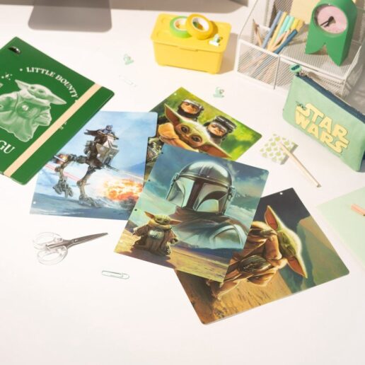 Star Wars The Mandalorian Grogu 4 ring binder