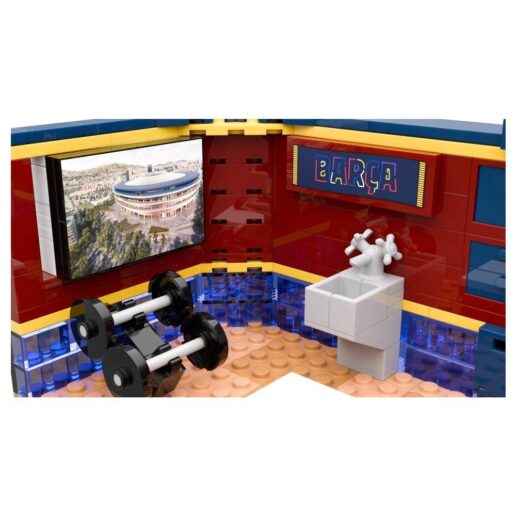 FC Barcelona dressing room set with figure 439pcs