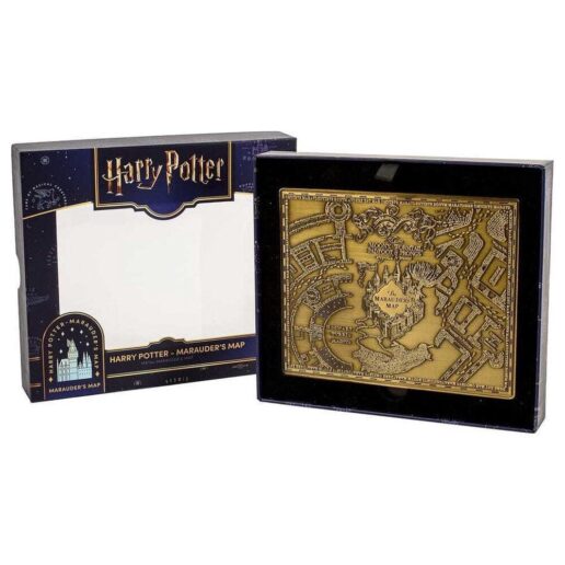 Harry Potter Marauders Map metal plaque replica 15cm