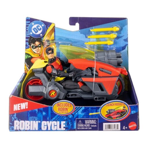 DC Universe Batlink Robin figure and motorcycle vehicle