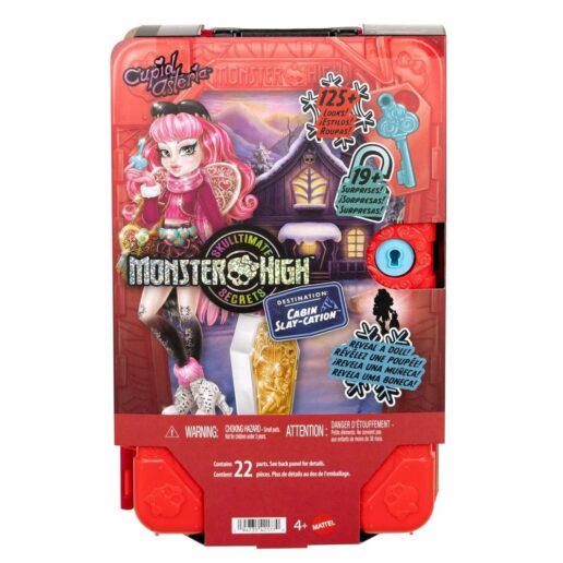 Monster High Skulltimate Secrets Cupid Asteria doll and wardrobe