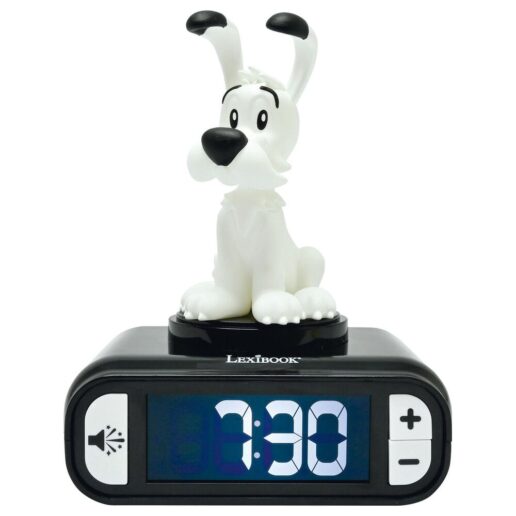 Asterix Idefix alarm clock with night light