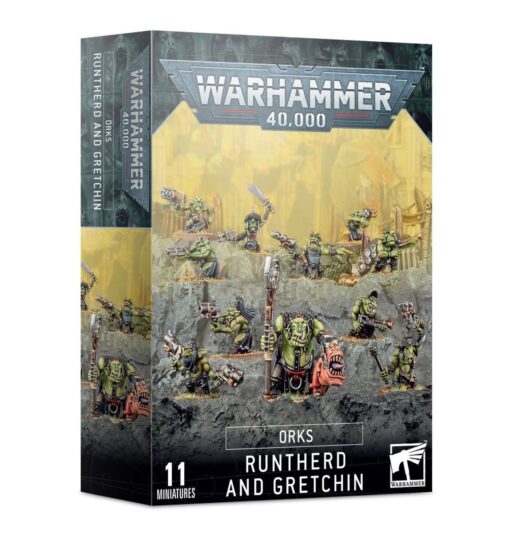 Warhammer 40K Orks Runtherd and Gretchin Warhammer 40K Orks Runtherd and Gretchin
