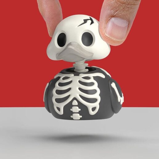 Halloween Skeleton Rubber duck figure 5cm