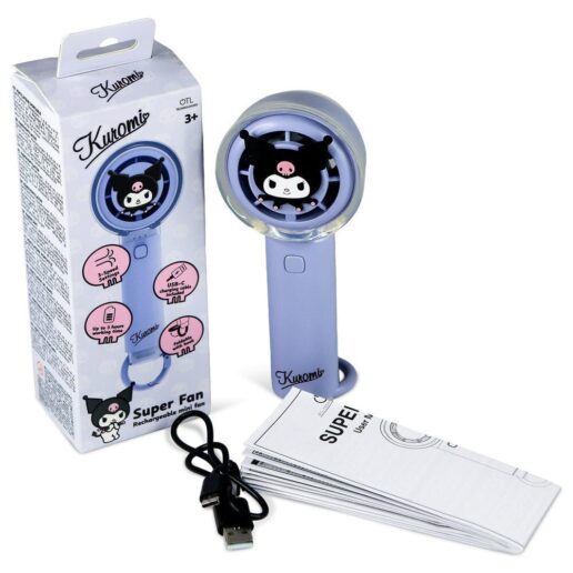 Hello Kitty Kuromi hand fan