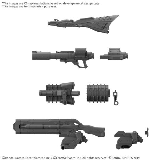 30MM Option Parts Set Armored Core VI Fires Of Rubicon Weapon Set 09 Accessory Set