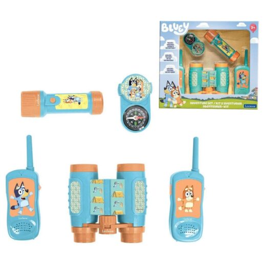 Bluey Adventure set walkie talkies + binoculars + compass