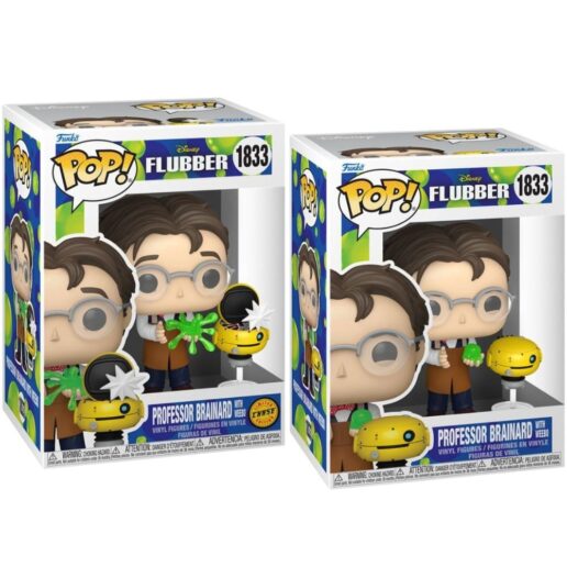 POP figure Disney Flubber Professor Brainard with Weebo 5 + 1 Chase