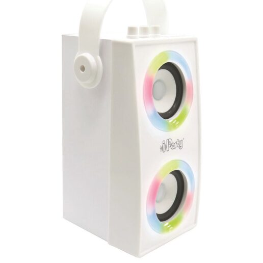 iParty Portable Bluetooth speaker with microphone and light effects