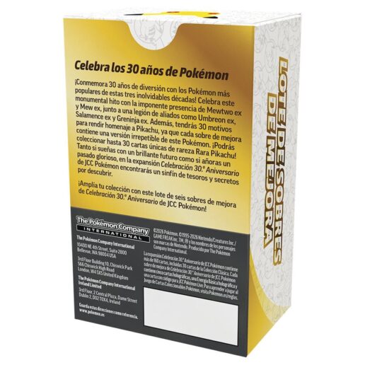 Spanish Pokemon 30 Anniversary Booster Bundle Card came