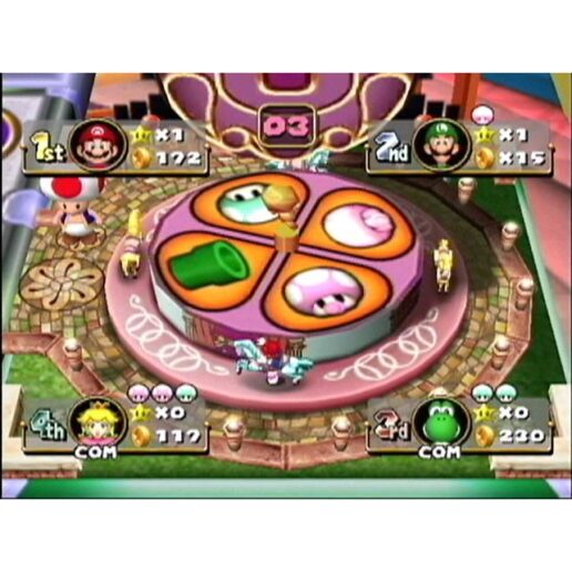 Mario Party 4 Nintendo Gamecube Players Choice German Multi-Languare in Game (Begagnad)