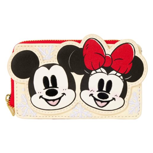 Loungefly Disney Mickey & Friends Holiday Snow cardholder