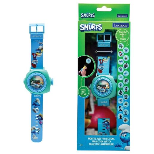 Smurfs digital projection watch