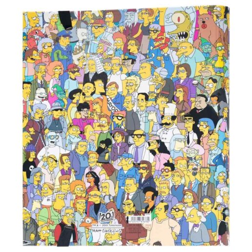 The Simpsons 2 ring binder