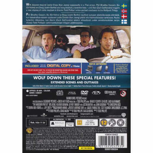 The Hangover Part III DVD (Begagnad)