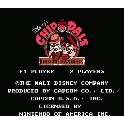 Chip n Dale Rescue Rangers Nintendo NES DAS (Begagnad)