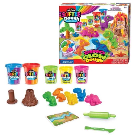 Softee Dough Dino Fluorescent set