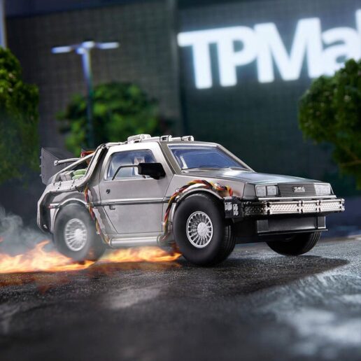 Back to the Future Delorean vehicle figure