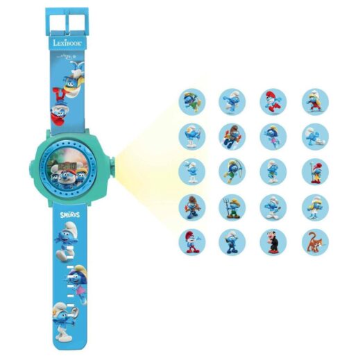 Smurfs digital projection watch