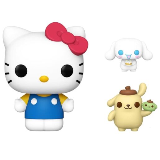 POP figureJumbo Hello Kitty and Friends - Hello Kitty with Cinnamoroll & Pompompurin